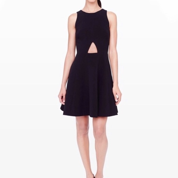 Club Monaco Lily Cut Out Fit & Flare Dress - Picture 1 of 12